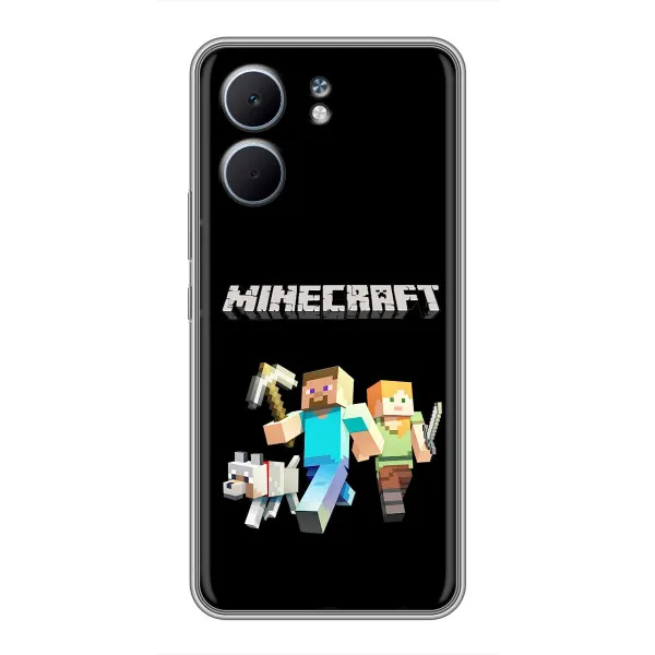 Чехол с принтом «герои Minecraft» для OPPO A5x Чехол с принтом «герои Minecraft» для OPPO A5x