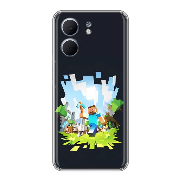 Чехол с принтом «персонажи Minecraft» для OPPO A5x Чехол с принтом «персонажи Minecraft» для OPPO A5x