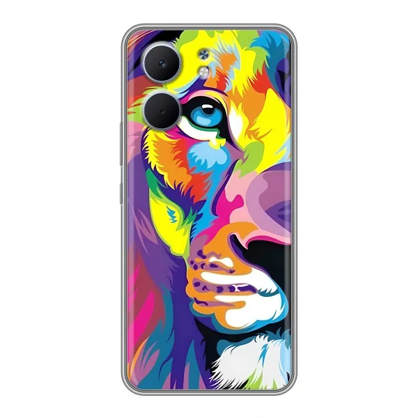 Чехол с принтом «Яркий Лев» для OPPO A5x