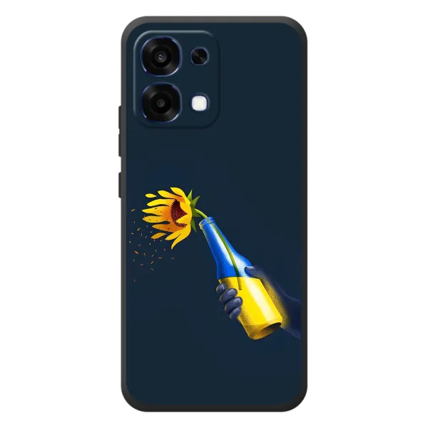 Чехол с принтом «Коктейль молотова» для OPPO A6 Pro