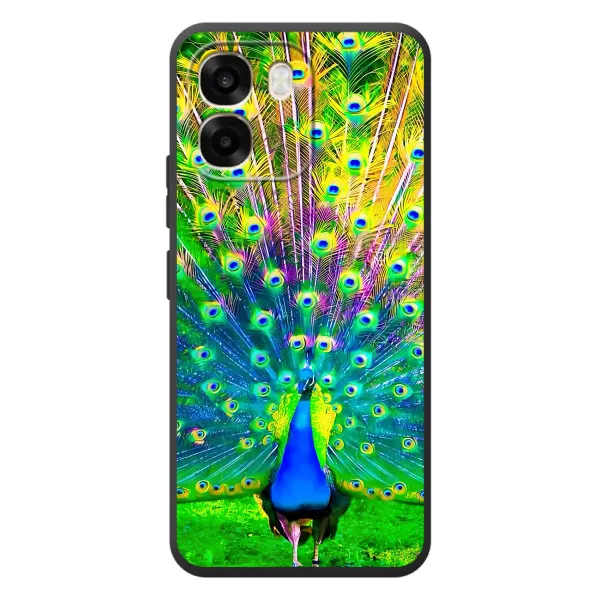 Чехол с принтом «Яркий Павлин» для OPPO A6
