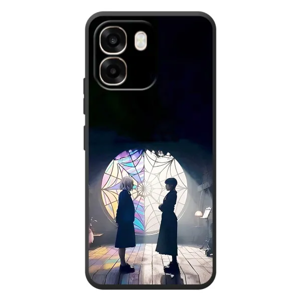 Чехол с принтом «Уэнздей и Инид» для OPPO A6 Чехол с принтом «Уэнздей и Инид» для OPPO A6