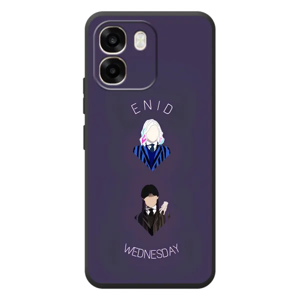 Чехол с принтом «Уэнздей и подруга» для OPPO A6 Чехол с принтом «Уэнздей и подруга» для OPPO A6