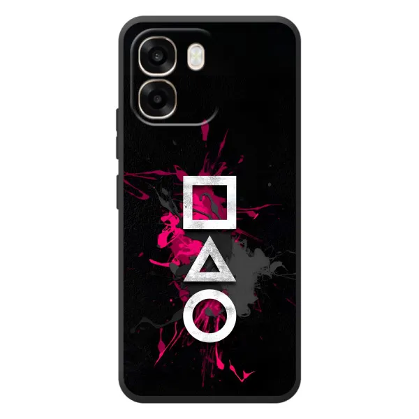 Чехол с принтом «Символы Игра кальмара» для OPPO A6