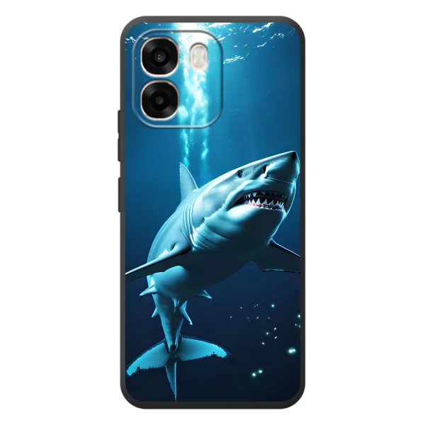 Чехол с принтом «Акула под водой» для OPPO A6