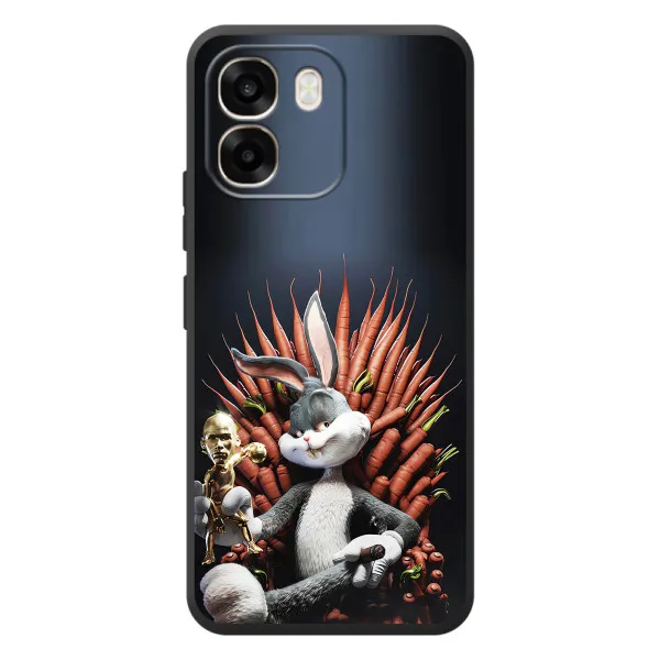 Чехол с принтом «Король Кролик» для OPPO A6 Чехол с принтом «Король Кролик» для OPPO A6