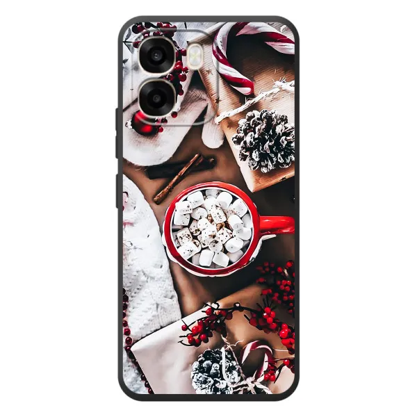 Чехол с принтом «Рождественская атмосфера» для OPPO A6