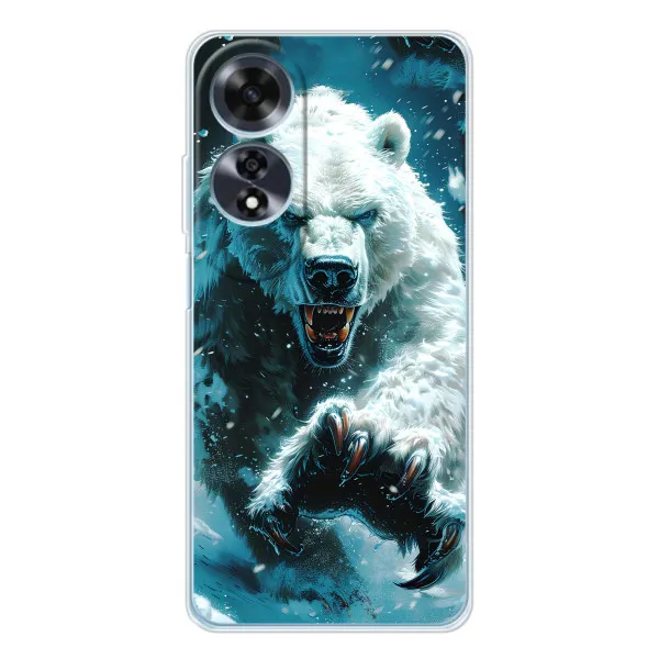 Чехол с принтом «Полярный медведь» для OPPO A60 5G