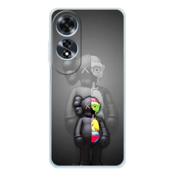 Чехол с принтом «Тело Bearbrick» для OPPO A60 Чехол с принтом «Тело Bearbrick» для OPPO A60