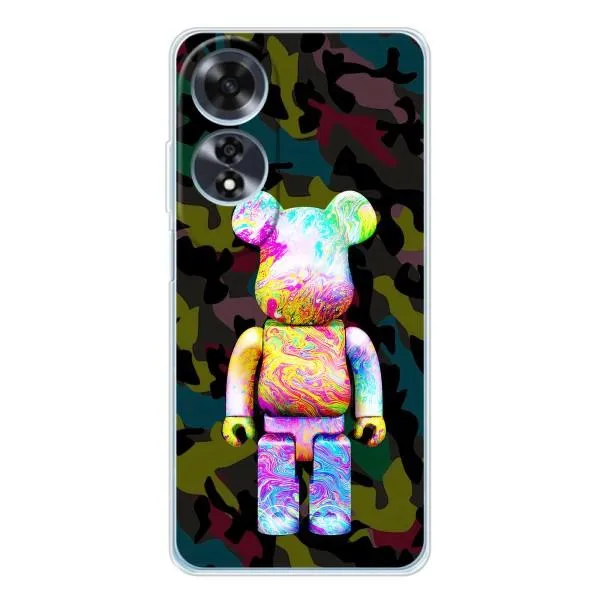 Чехол с принтом «Яркий Bearbrick» для OPPO A60 Чехол с принтом «Яркий Bearbrick» для OPPO A60