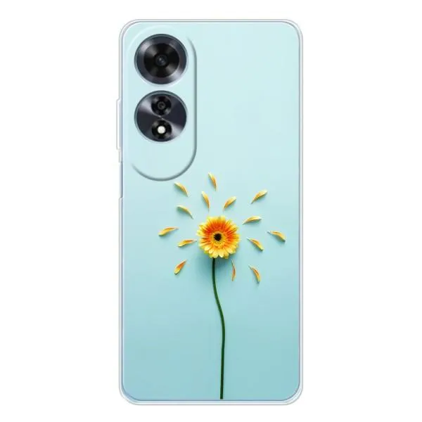 Чехол с принтом «Желтый цветок» для OPPO A60