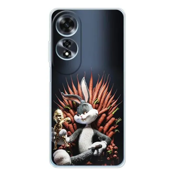 Чехол с принтом «Король Кролик» для OPPO A60