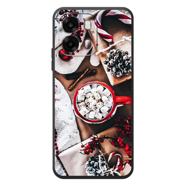 Чехол с принтом «Рождественская атмосфера» для OPPO A6s