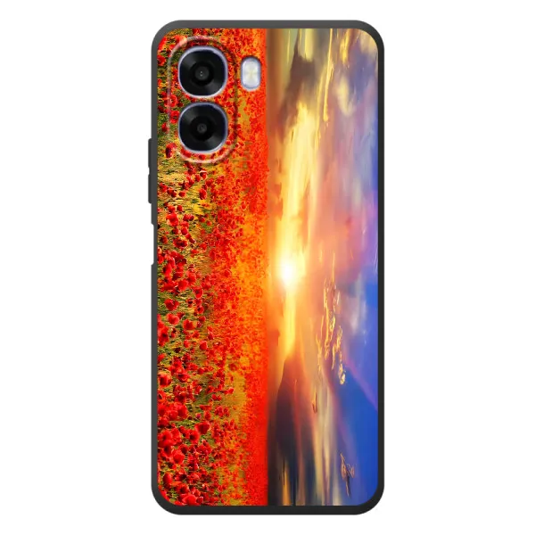 Чехол с принтом «Поле тюльпанов» для OPPO A6x