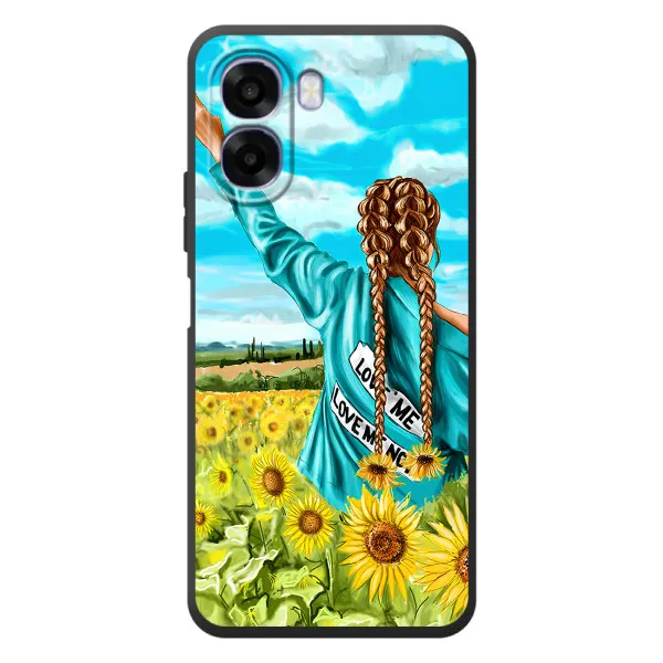 Чехол с принтом «Украиночка» для OPPO A6x