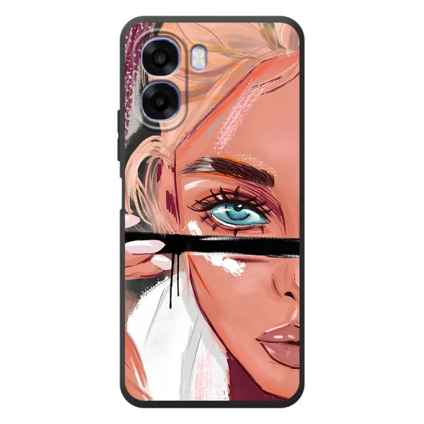 Чехол с принтом «Макияж» для OPPO A6x