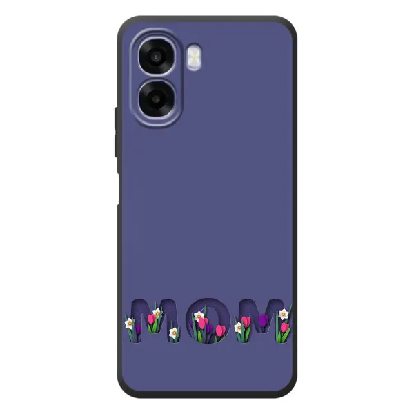 Чехол с принтом «Мама в цветах» для OPPO A6x