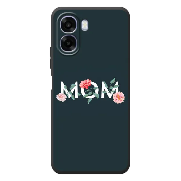 Чехол с принтом «Mom дизайн» для OPPO A6x