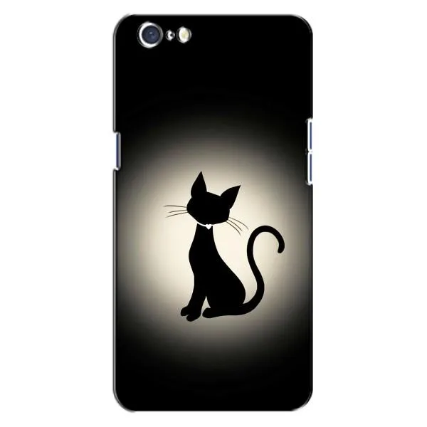 Чехол с принтом «Силуэт котика» для OPPO A71