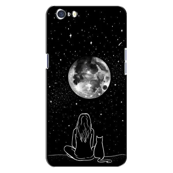 Чехол с принтом «Девушка с котом» для OPPO A71 Чехол с принтом «Девушка с котом» для OPPO A71