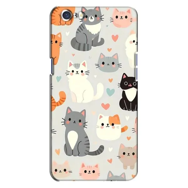 Чехол с принтом «Коллаж котов» для OPPO A71 Чехол с принтом «Коллаж котов» для OPPO A71