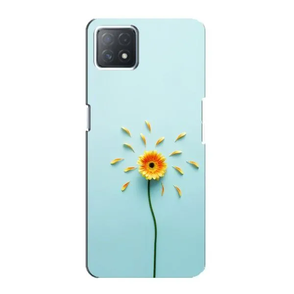 Чехол с принтом «Желтый цветок» для OPPO A72 (5G)