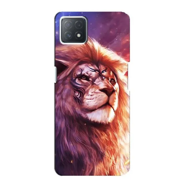 Чехол с принтом «Красочный Лев» для OPPO A72 (5G)