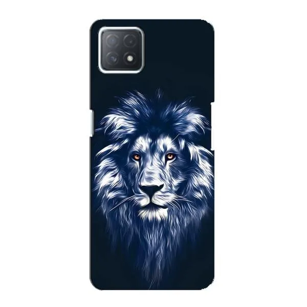 Чехол с принтом «Синий Лев» для OPPO A72 (5G)