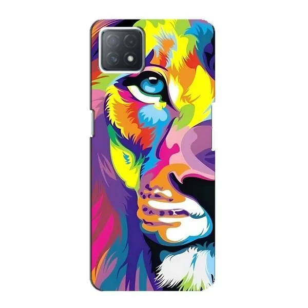Чехол с принтом «Яркий Лев» для OPPO A72 (5G)