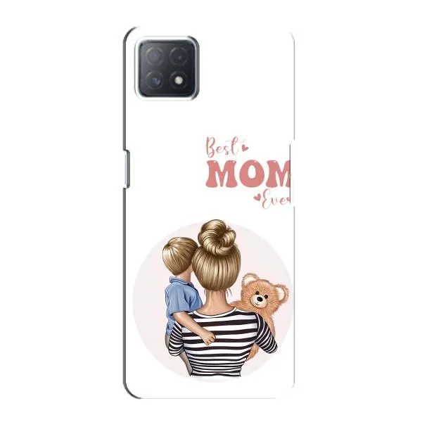 Чехол с принтом «Мама и сын» для OPPO A72 (5G)