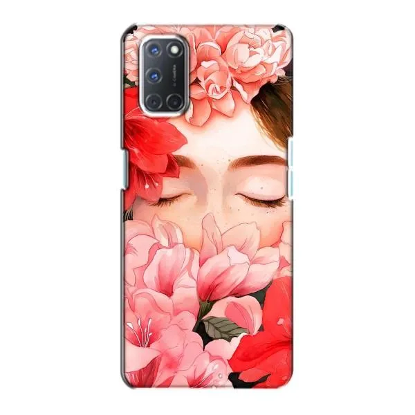 Чехол с принтом «Глаза в цветах» для OPPO A72 Чехол с принтом «Глаза в цветах» для OPPO A72