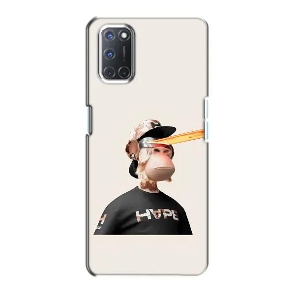 Чехол с принтом «обезьяна NFT в очках» для OPPO A72