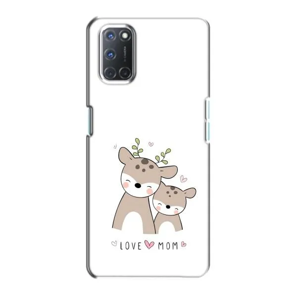 Чехол с принтом «Оленята мама и малыш» для OPPO A72