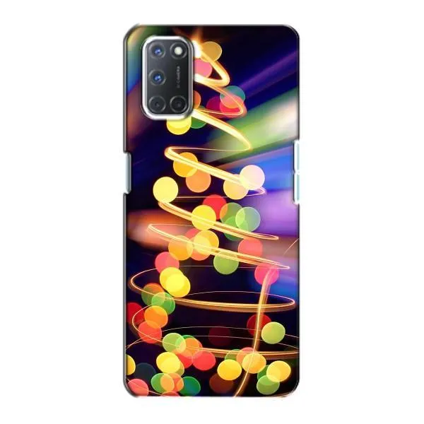 Чехол с принтом «Елка с гирлянд» для OPPO A72