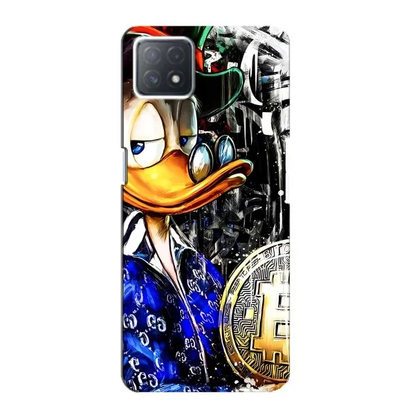 Чехол с принтом «Биткойн Скрудж» для OPPO A73 (5G)