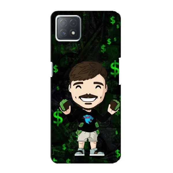Чехол с принтом «Блогер Beast» для OPPO A73 (5G)
