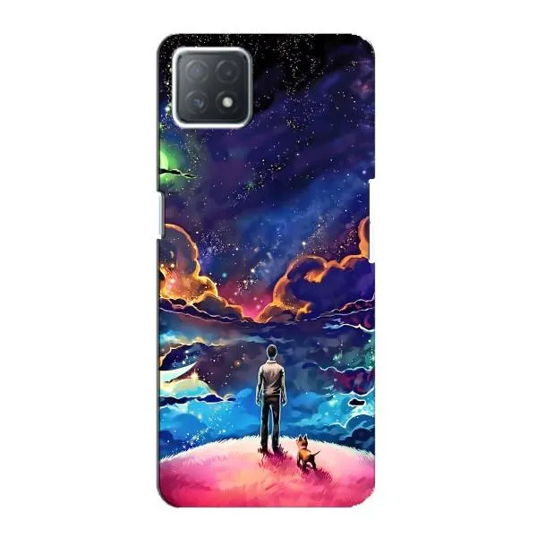 Чехол с принтом «Галактический вид» для OPPO A73 (5G)