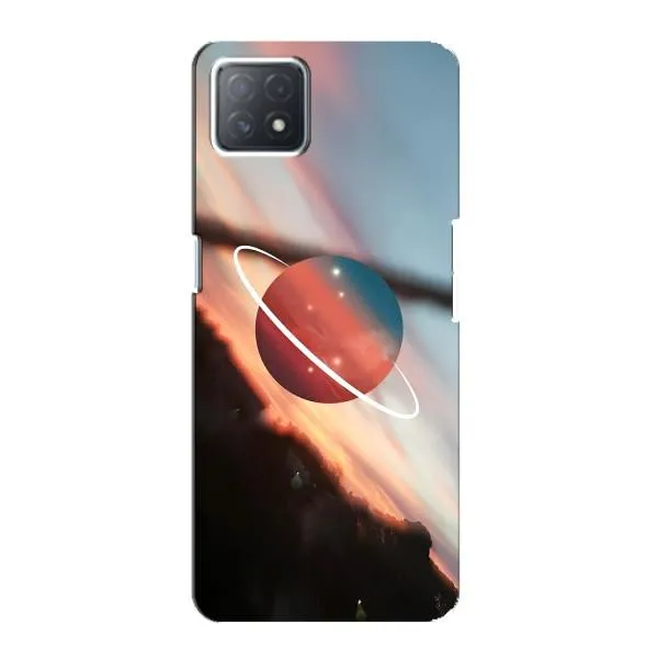 Чехол с принтом «Сатурн» для OPPO A73 (5G)