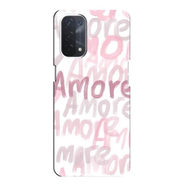 Чехол с принтом «Аморе любовь» для OPPO A74 (5G) Чехол с принтом «Аморе любовь» для OPPO A74 (5G)
