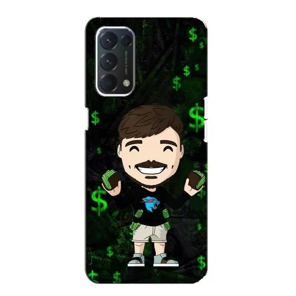 Чехол с принтом «Блогер Beast» для OPPO A74