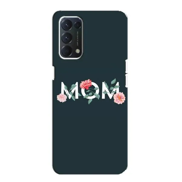 Чехол с принтом «Mom дизайн» для OPPO A74