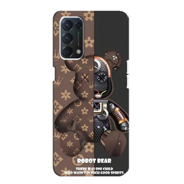 Чехол с принтом «Медведь Луи Витон» для OPPO A74