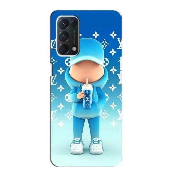 Чехол с принтом «Парень LV» для OPPO A74