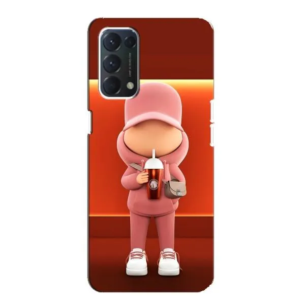 Чехол с принтом «С Кофе» для OPPO A74