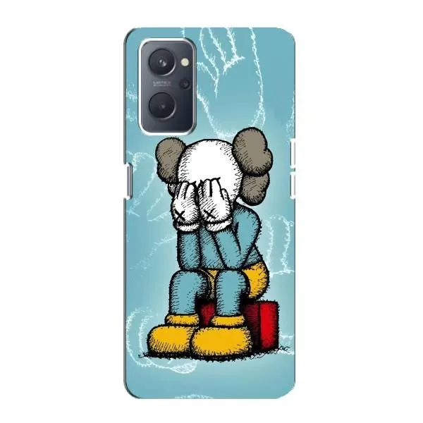 Чехол с принтом «Плач Bearbrick» для OPPO A76