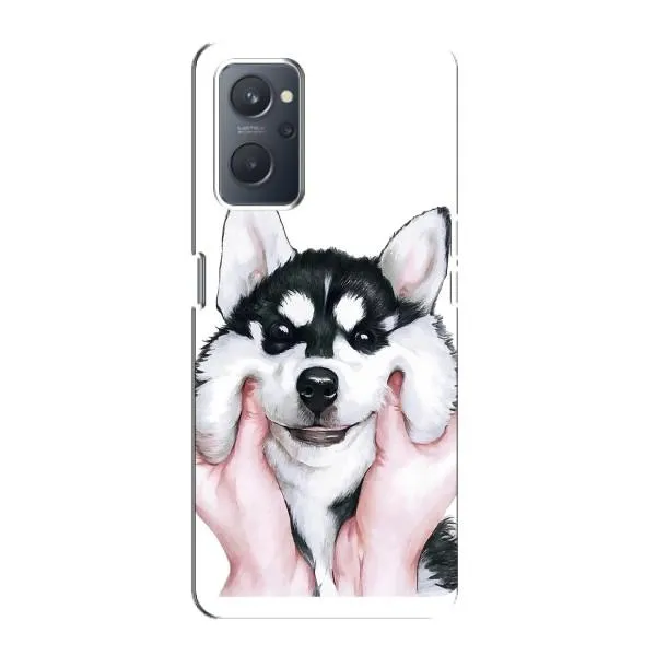 Чехол с принтом «Довольный Хаски» для OPPO A76 Чехол с принтом «Довольный Хаски» для OPPO A76