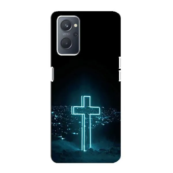 Чехол с принтом «Крест и город» для OPPO A76