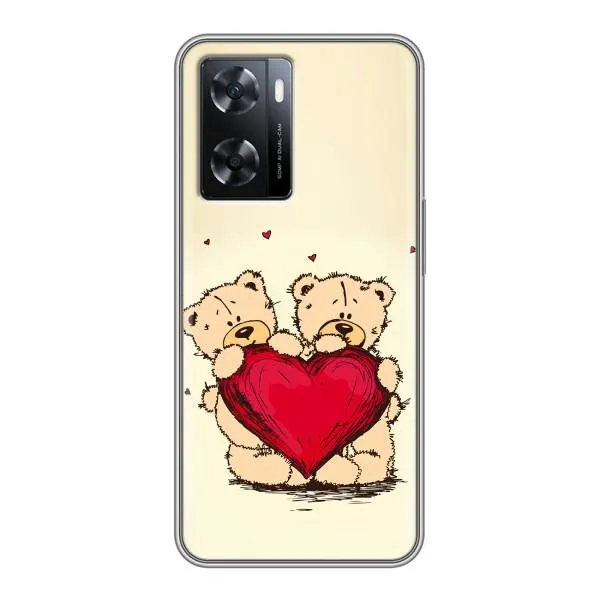 Чехол с принтом «Медвежонки» для OPPO A77
