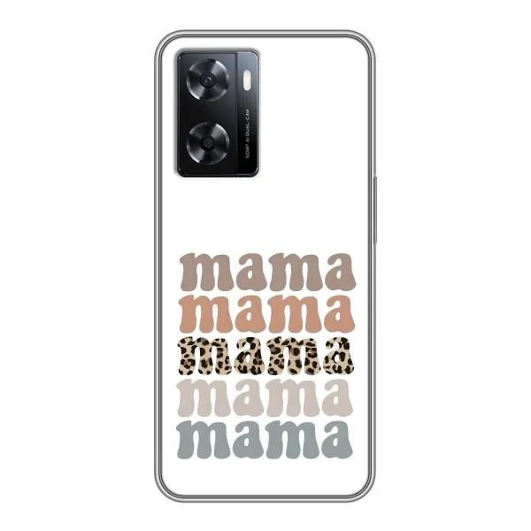 Чехол с принтом «Текстовый коллаж мама» для OPPO A77 Чехол с принтом «Текстовый коллаж мама» для OPPO A77