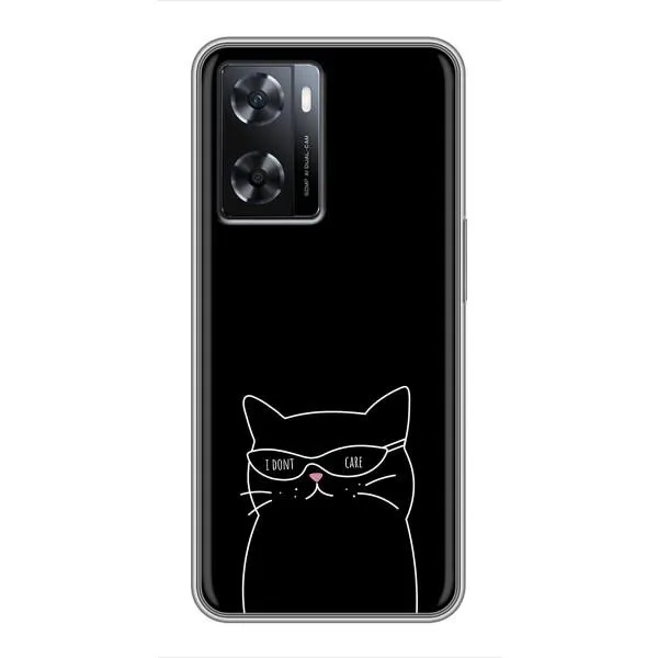Чехол с принтом «Равнодушный кот» для OPPO A77